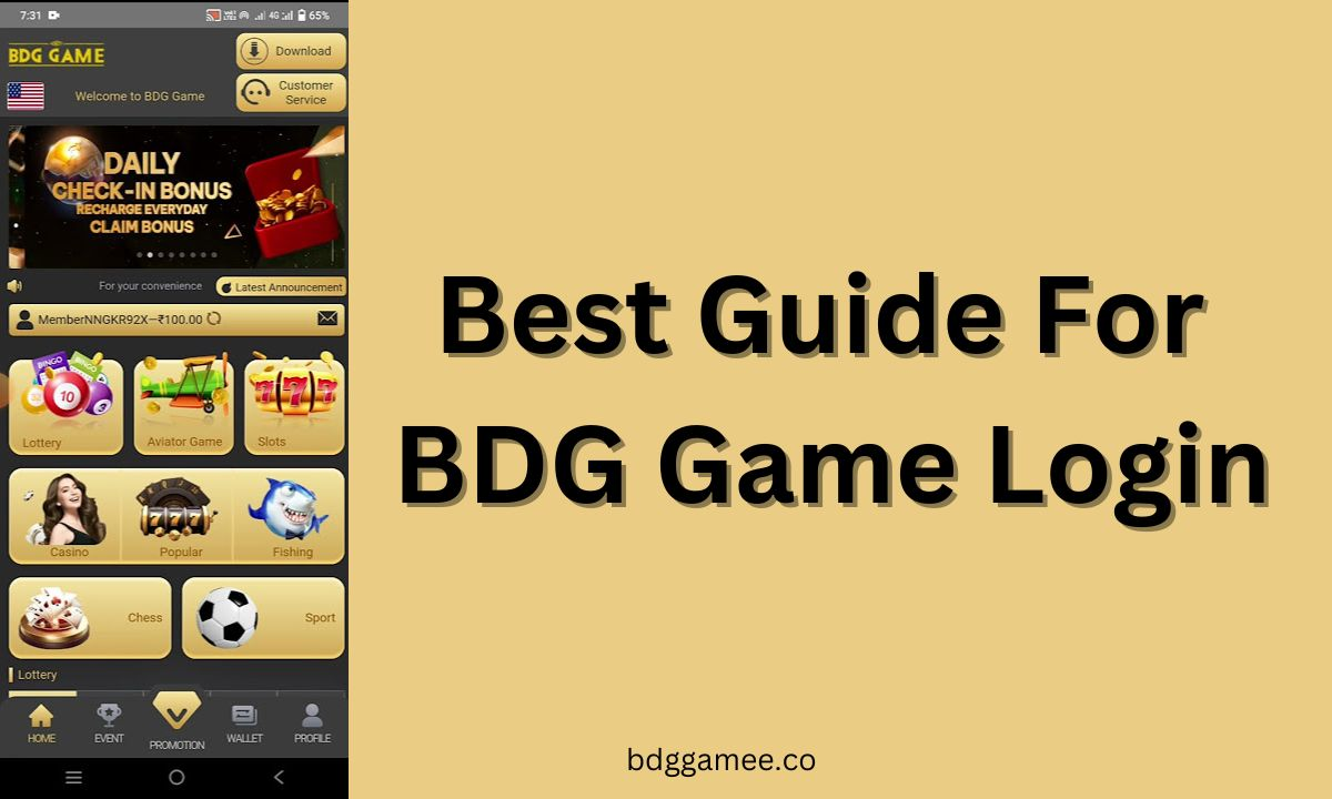 BDG Game Login